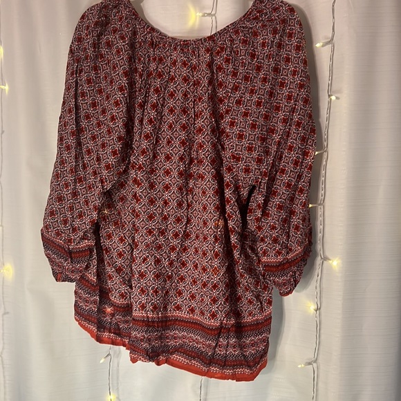 Lucy & Laurel Boho Blouse (3X) - Picture 3 of 3